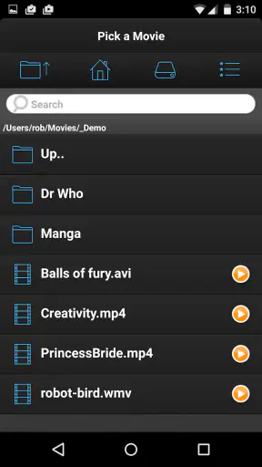 VLC Streamer screenshot 1