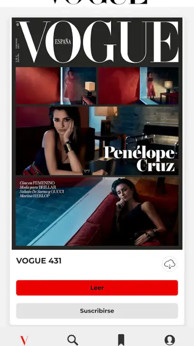 Vogue España edición digital screenshot 1