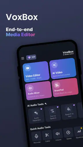 VoxBox:Editor Video y Audio IA screenshot 1