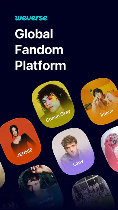 Weverse, Acércate a tu artista screenshot 1