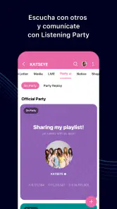 Weverse, Acércate a tu artista screenshot