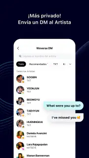 Weverse, Acércate a tu artista screenshot 5