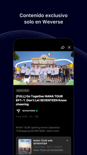 Weverse, Acércate a tu artista screenshot 6