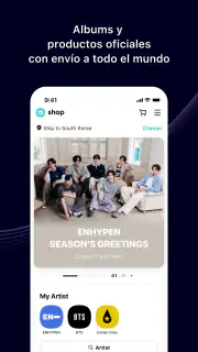 Weverse, Acércate a tu artista screenshot 8