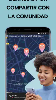 WiFi Passwords Map Instabridge screenshot 3