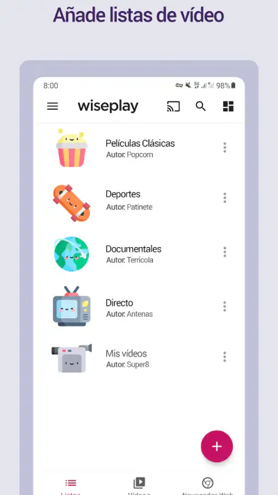 Wiseplay: Reproductor de video screenshot 1