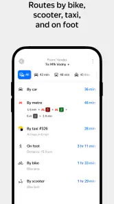 Yandex Maps and Navigator screenshot