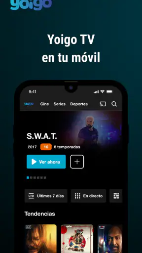 Yoigo TV screenshot 1
