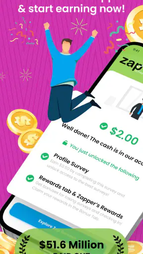 Zap Surveys: Earn Easy Money screenshot 1