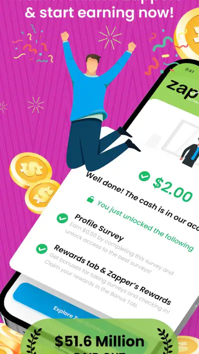 Zap Surveys: Earn Easy Money screenshot 1