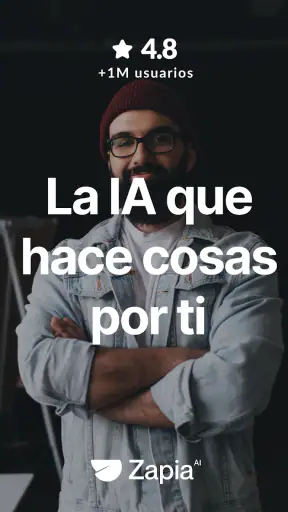 Zapia: Asistente IA personal screenshot 1