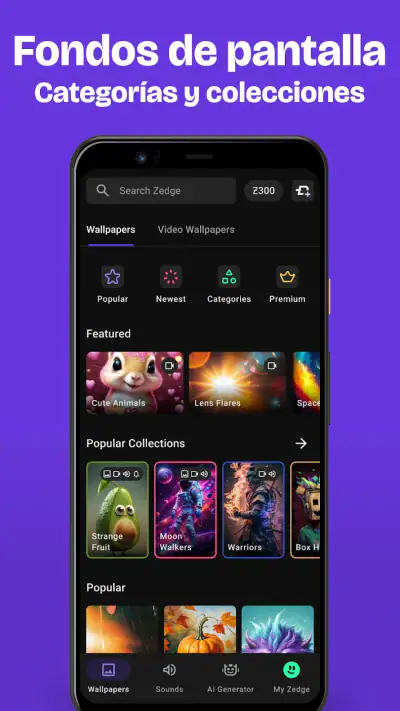 ZEDGE™ - Fondos de pantalla screenshot 1