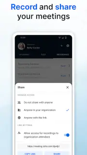 Zoho Meeting - Meet Virtually screenshot 6