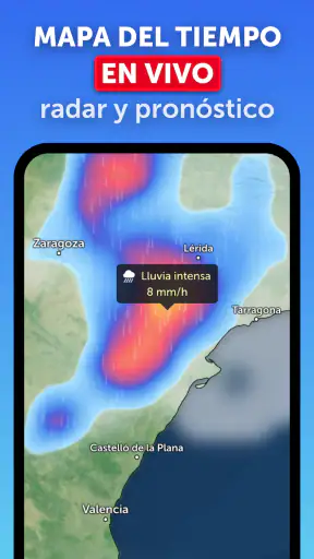 Zoom Earth - Mapa del tiempo screenshot 1