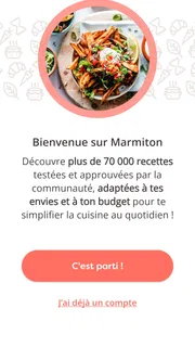Marmiton, recettes de cuisine screenshot 1