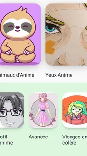 dessiner anime dessins animés screenshot 3