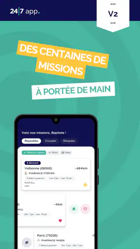 24/7 app. pour les remplaçants screenshot 1