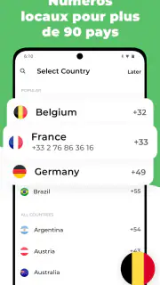 2e numéro de téléphone OnPhone screenshot 2