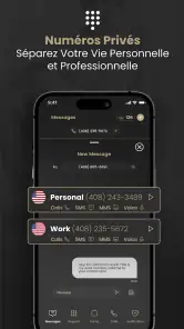 2nd Line+ Numero de Telephone screenshot