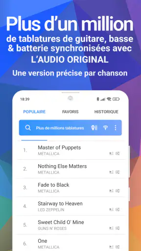 Accords pour Guitare Songsterr screenshot 1