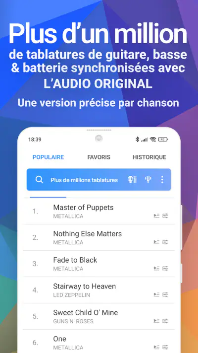 Accords pour Guitare Songsterr screenshot 1