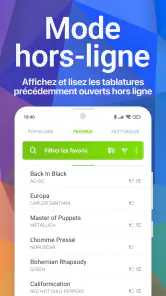 Accords pour Guitare Songsterr screenshot