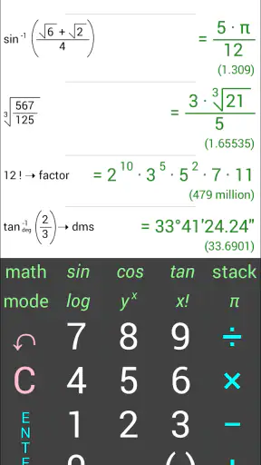 Acron RPN Calculator screenshot 1
