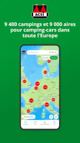 ACSI Campings Europe screenshot