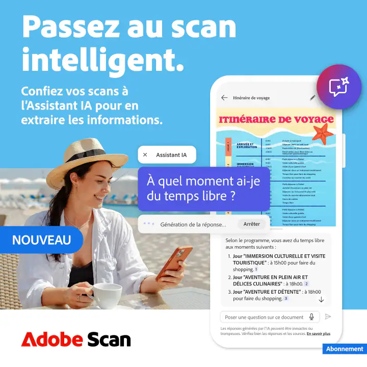 Adobe Scan : scanner PDF, OCR screenshot 1