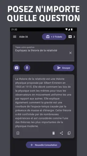 Aide IA : Application d'étude screenshot 1