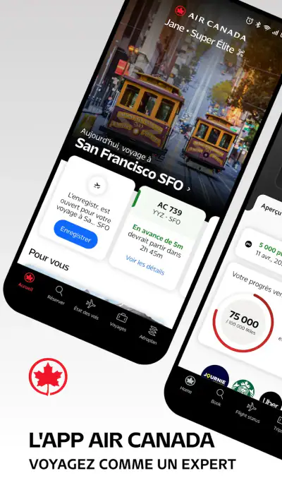 Air Canada + Aéroplan screenshot 1