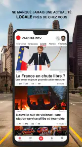 Alertes info screenshot