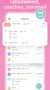 Allaitement maternel Journal screenshot