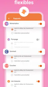 Allaitement maternel Journal screenshot