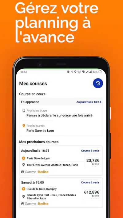 Allocab Driver pour chauffeur screenshot 1