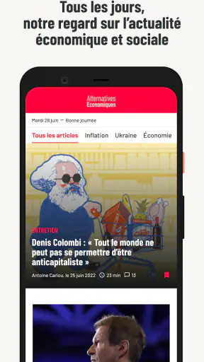 Alternatives Economiques screenshot 1