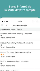 Amazon Vendeur screenshot