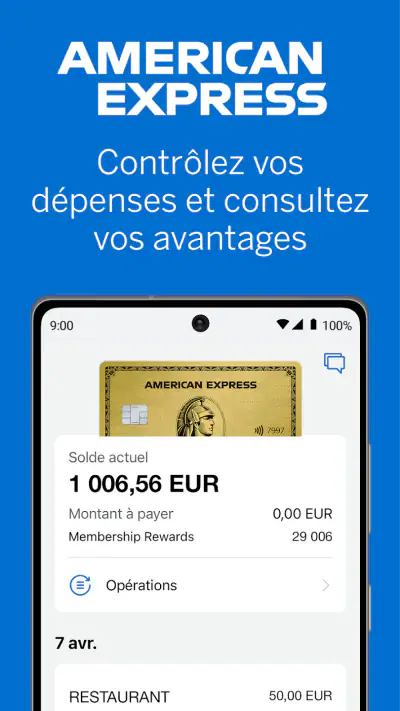 Amex France screenshot 1