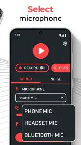 Amplificateur de microphone screenshot