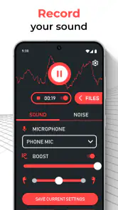 Amplificateur de microphone screenshot