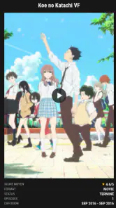 Animés et Manga streaming screenshot