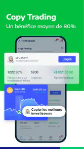 App de trading Speed XTrend screenshot