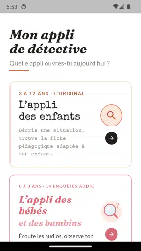 App du Détective : comprendre screenshot 1