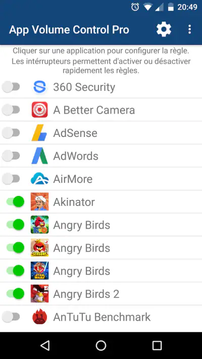 App Volume Control Pro screenshot 1