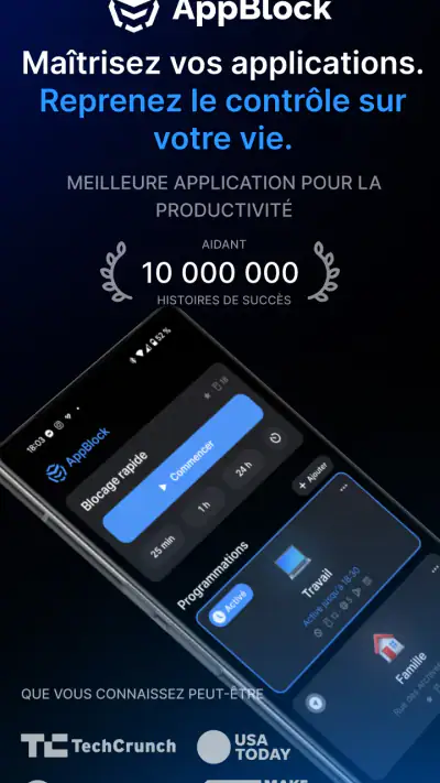 AppBlock - blocage d'applis screenshot 1