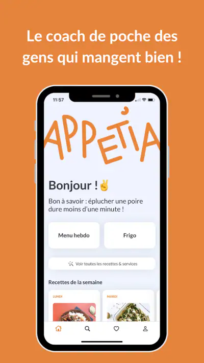 Appetia - Idée recette facile screenshot 1