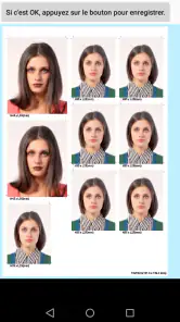 Appli photo d'identité screenshot