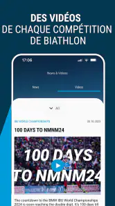 Application officielle IBU screenshot