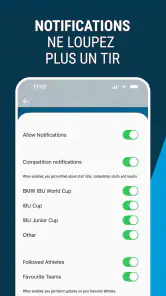 Application officielle IBU screenshot
