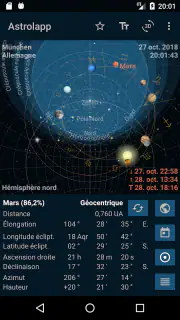 Astrolapp carte du ciel étoilé screenshot 3